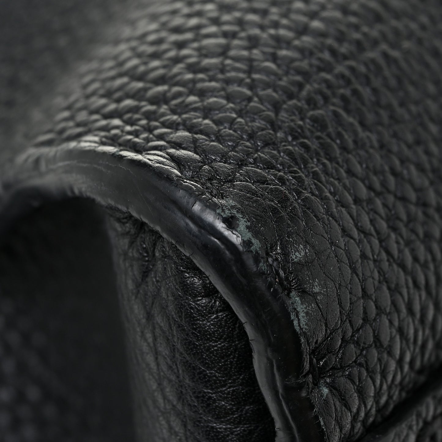 Cuoio Romano Selleria Bi-Color Large Peekaboo Iconic Satchel Black Mou