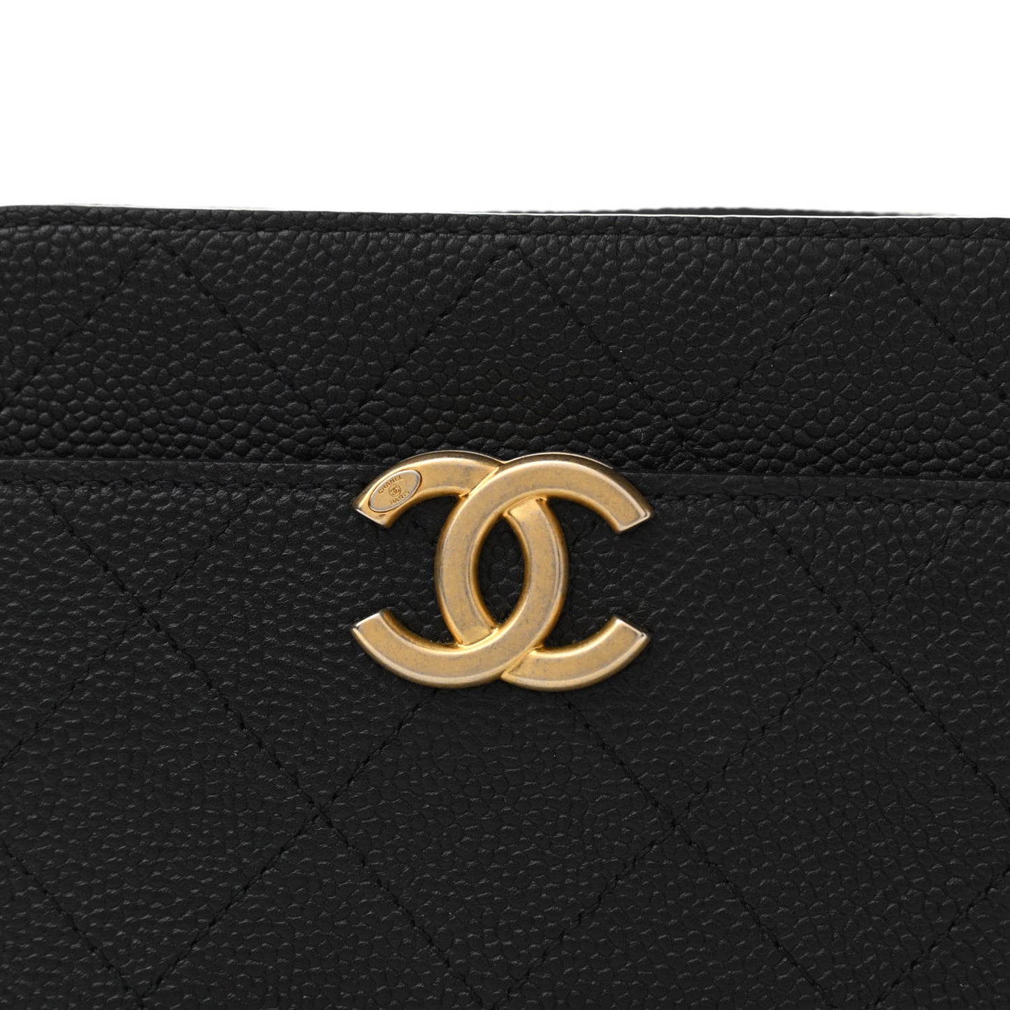 Caviar Quilted Waist Bag Black