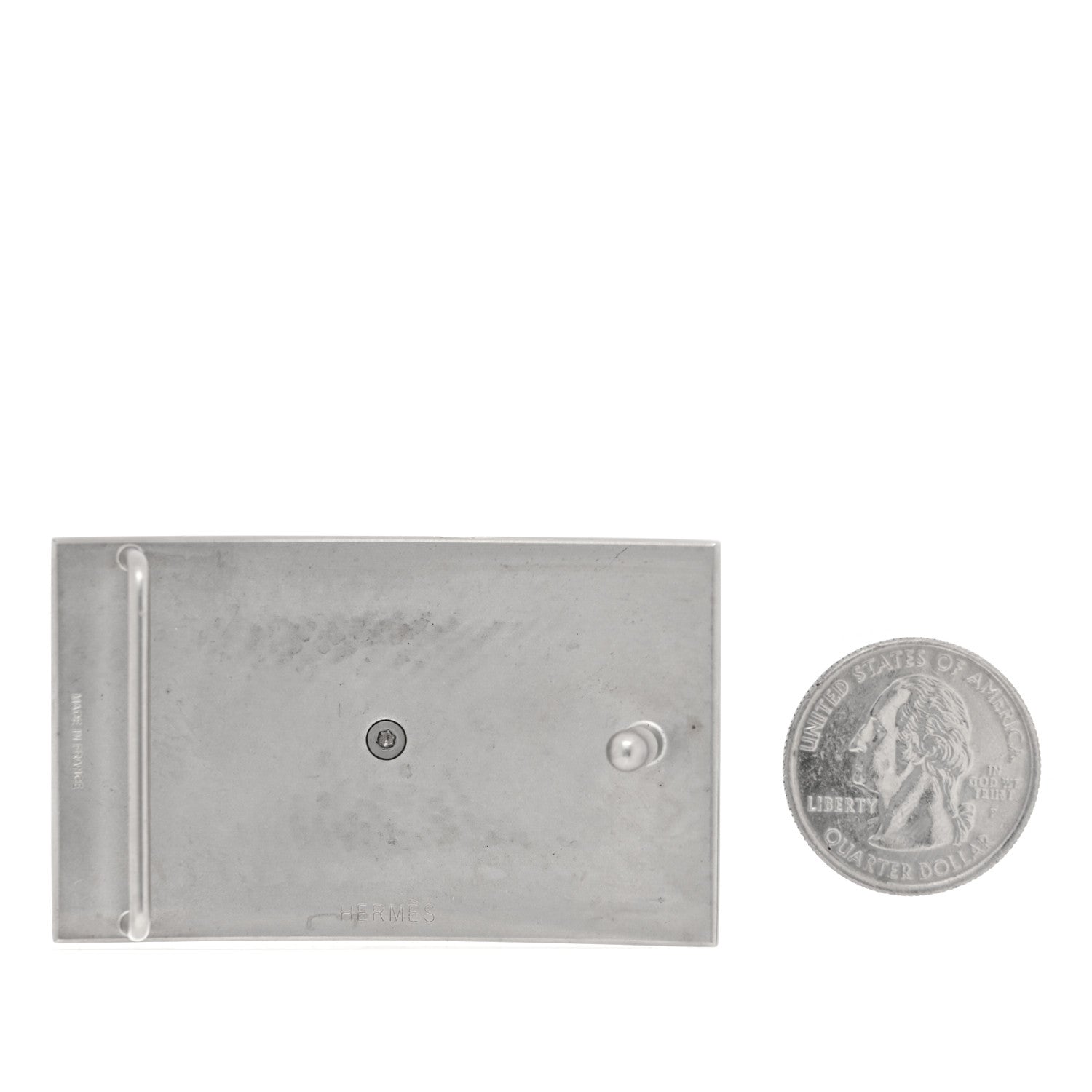 Hermes Palladium Collier de Chien 32mm Belt Buckle 2 of 3