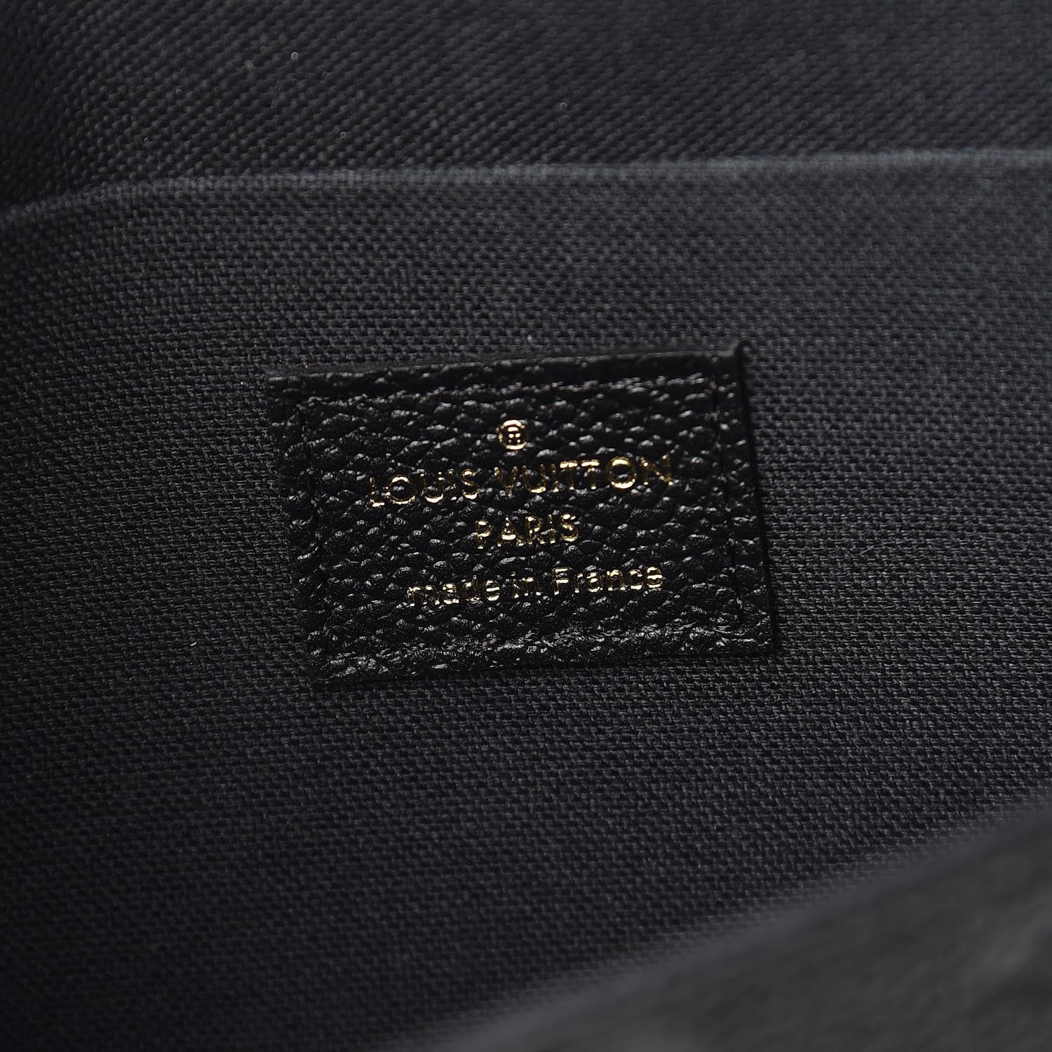 Louis Vuitton Empreinte Pochette Felicie Chain Wallet Black 8 of 11
