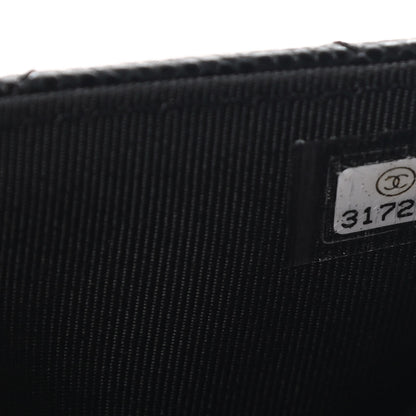 Chanel Caviar Quilted Medium Gusset Flap Wallet Black 8 of 9