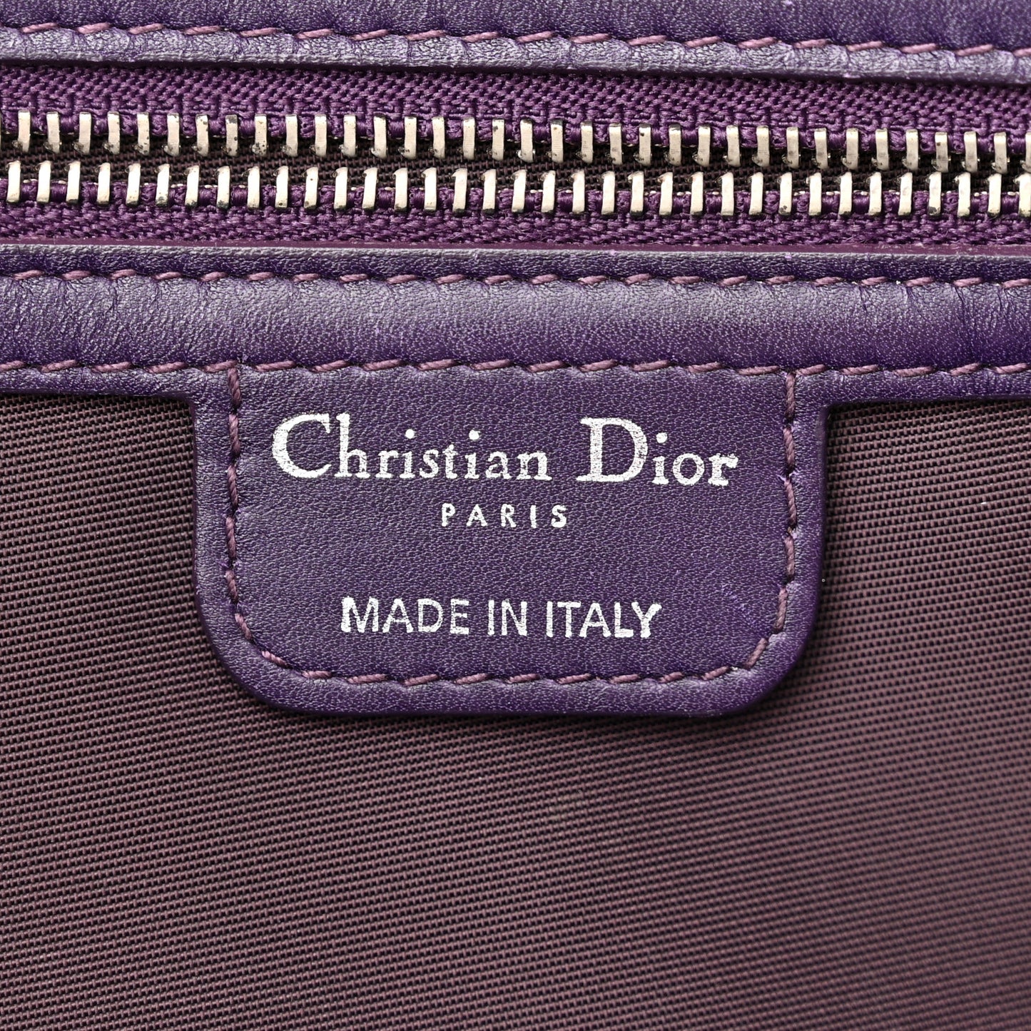 Coated Canvas Cannage Medium Panarea Tote Purple