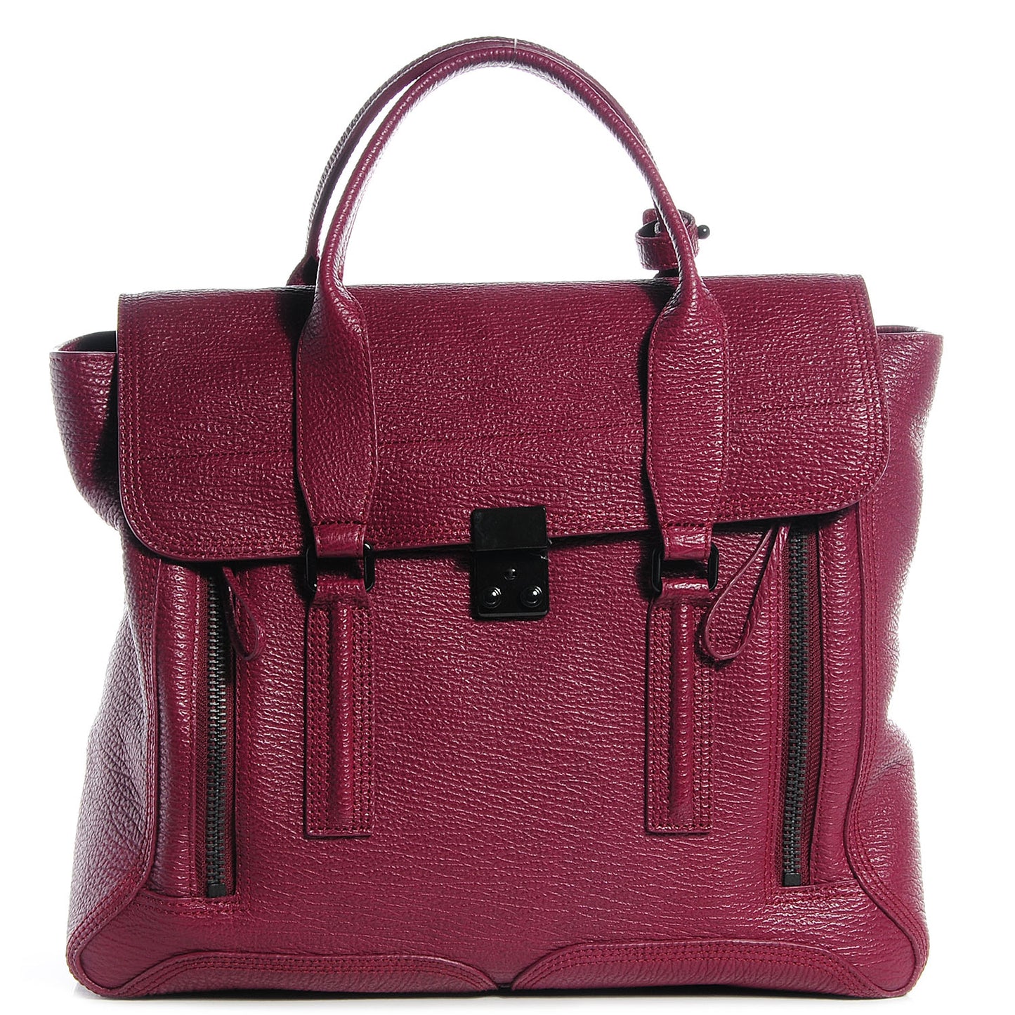 3.1 Large Pashli Satchel Aubergine