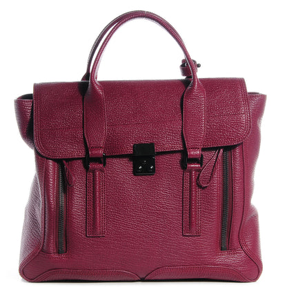 3.1 Phillip Lim 3.1 Large Pashli Satchel Aubergine 1 of 11