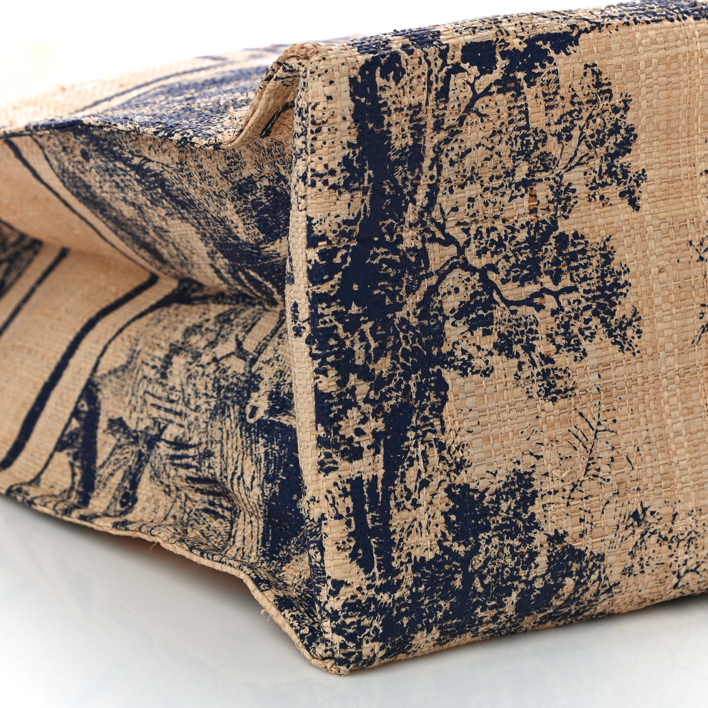 Straw Dioriviera Tote Beige