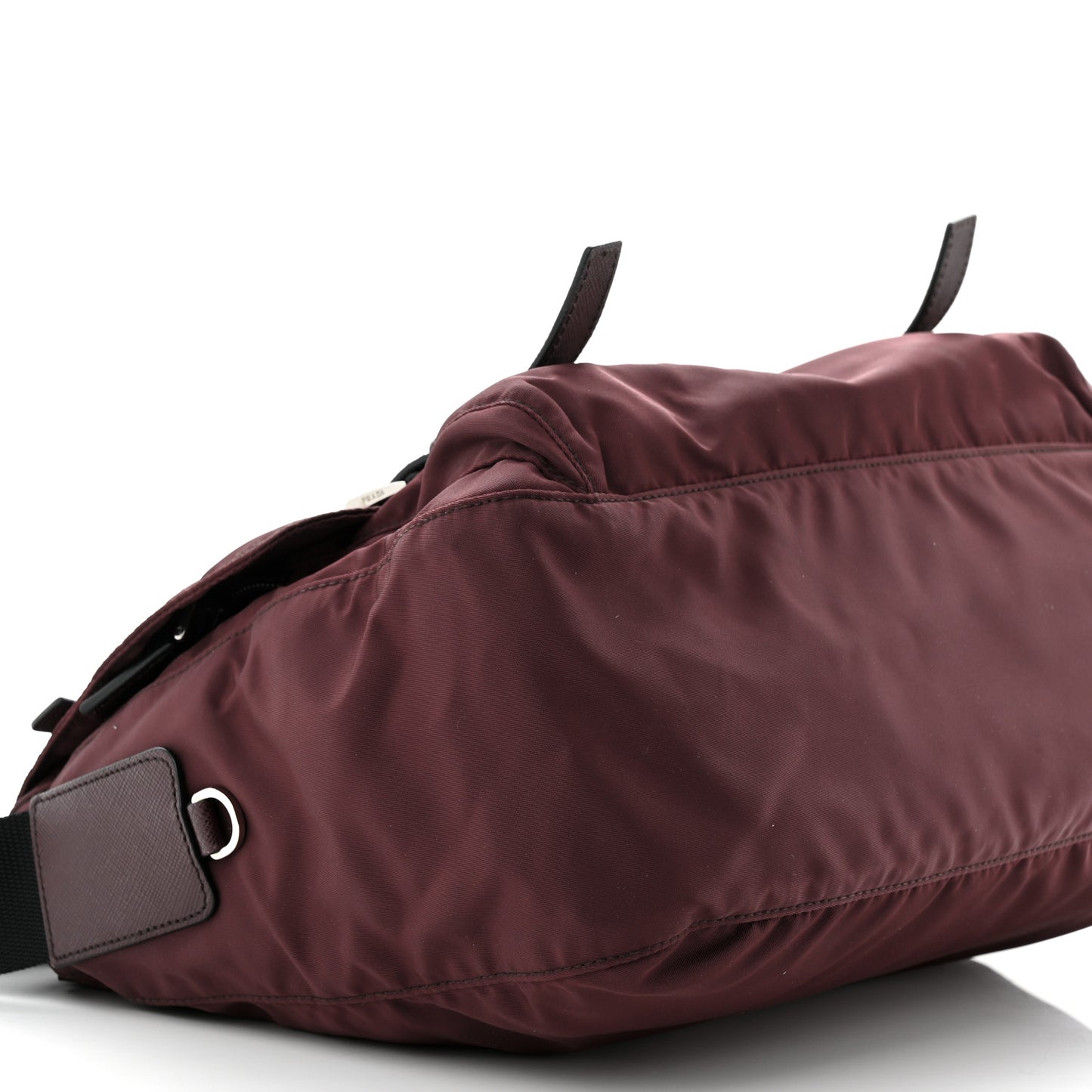 Nylon Vela Messenger Bag Bordeaux