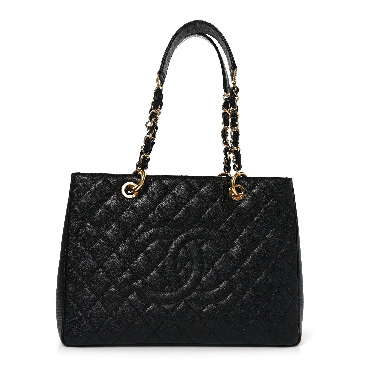 Chanel Caviar Quilted Grand Shopping Tote GST Black 1 of 10