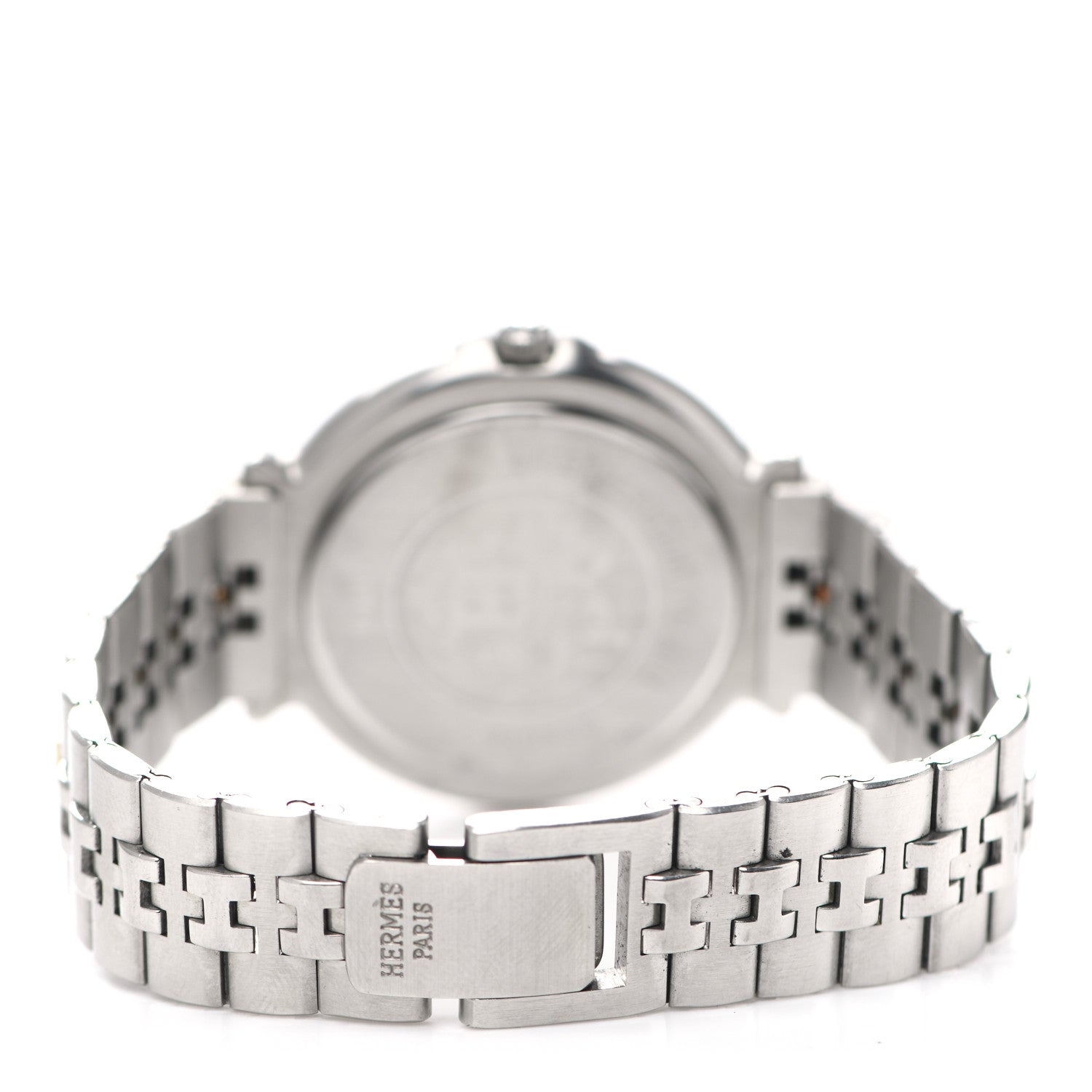 Hermes Stainless Steel 37mm Clipper Quartz Watch Gold 3 of 5