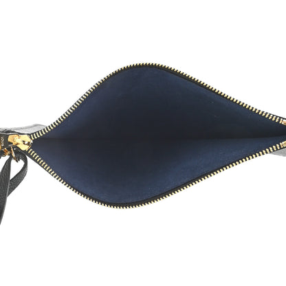 Louis Vuitton Empreinte Monogram Giant Neverfull MM Pochette Black 5 of 6