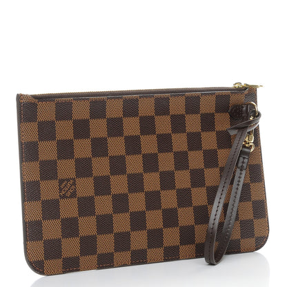 Louis Vuitton Damier Ebene Neverfull MM GM Pochette 3 of 10