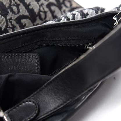 Christian Dior Monogram Saddle Bag Black 13 of 14