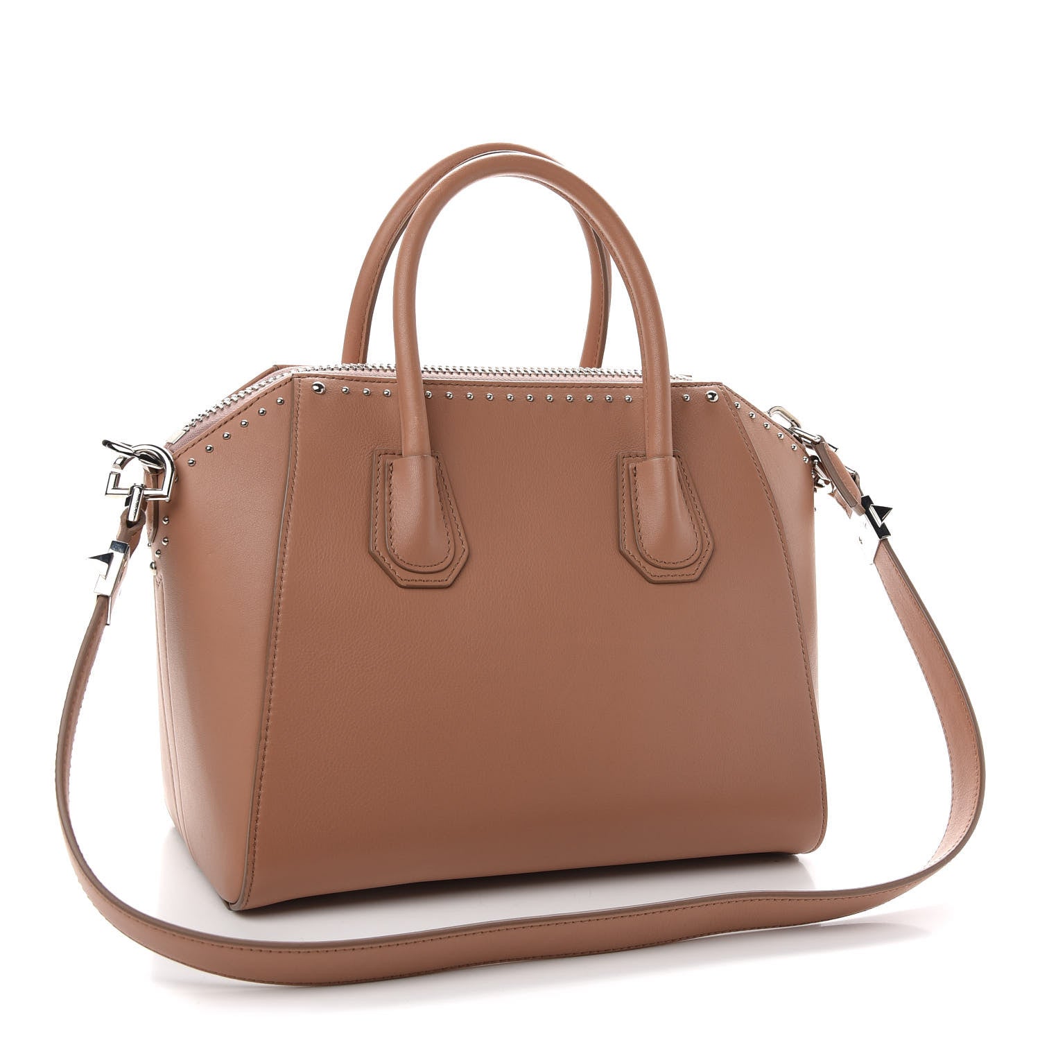 Givenchy Calfskin Small Studded Antigona Old Pink 2 of 10
