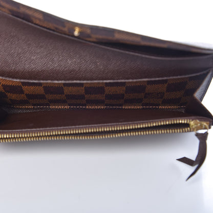 Louis Vuitton Damier Ebene Emilie Wallet 5 of 9