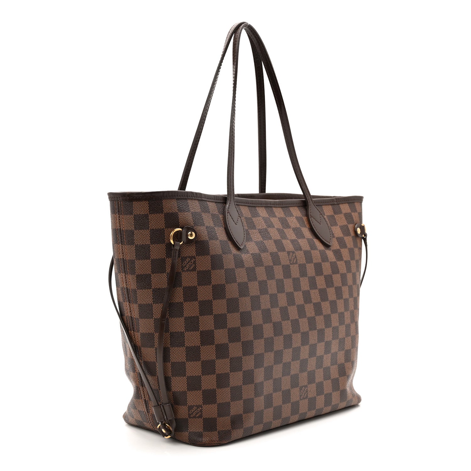 Louis Vuitton Damier Ebene Neo Neverfull MM Rose Ballerine 4 of 13