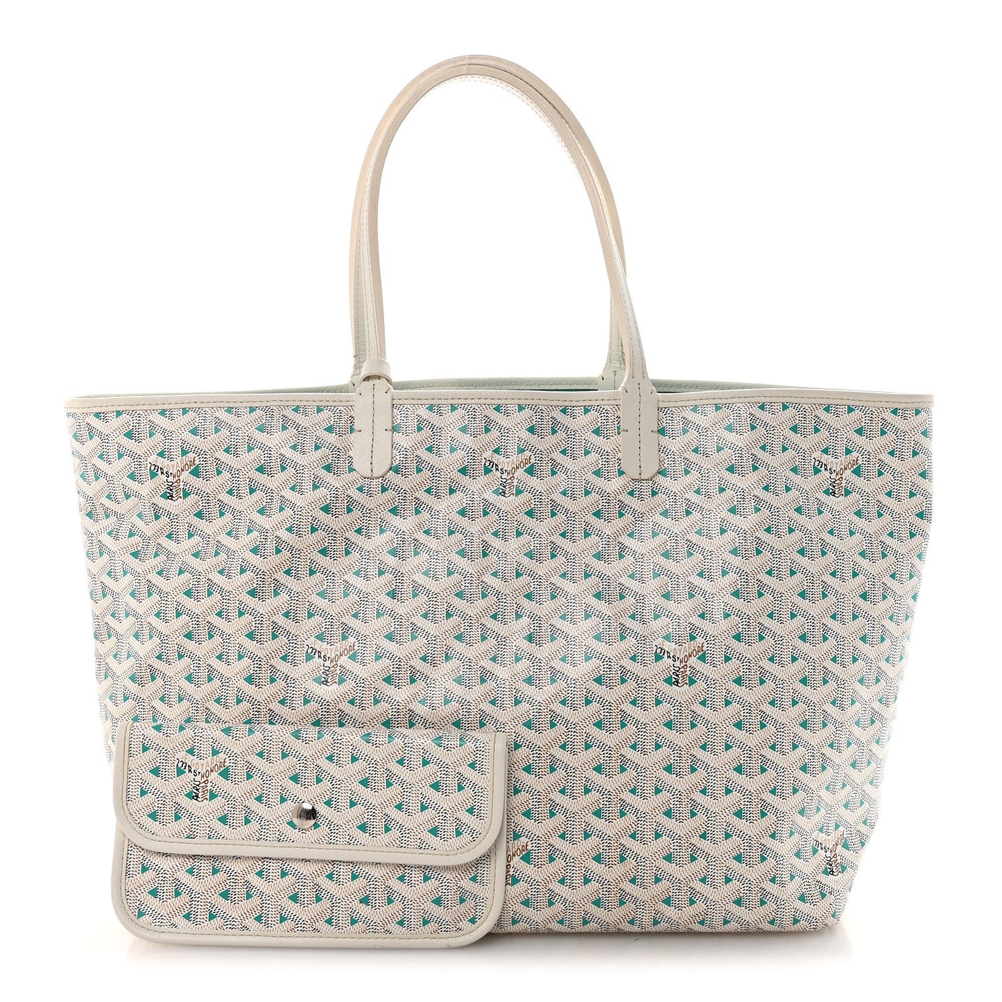 Goyardine Saint Louis Claire Voie PM White Opaline