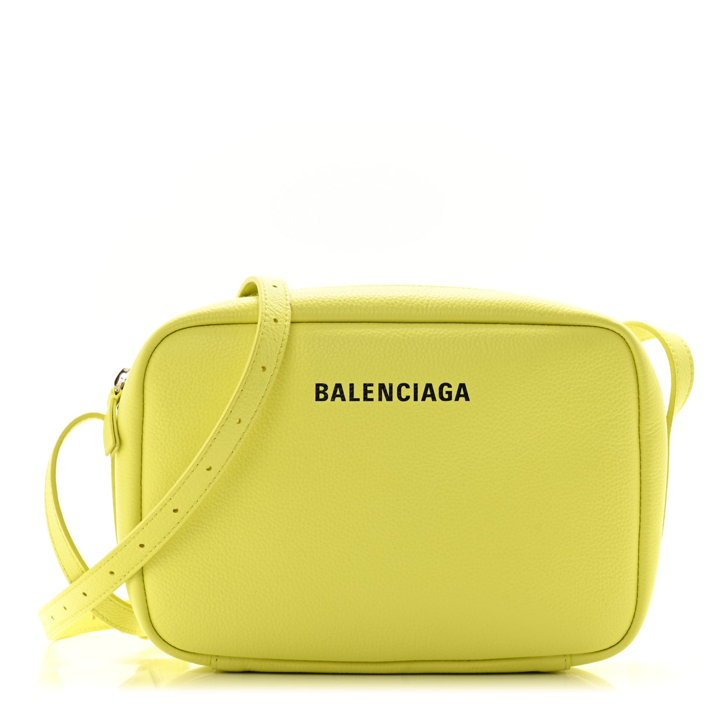 Calfskin Logo M Everyday Camera Bag Lime