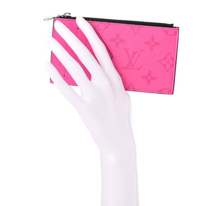Louis Vuitton Taigarama Coin Card Holder Fuchsia 2 of 6