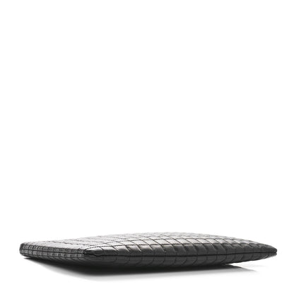 Celine Calfskin Quilted C Charm Pouch Black 4 of 11