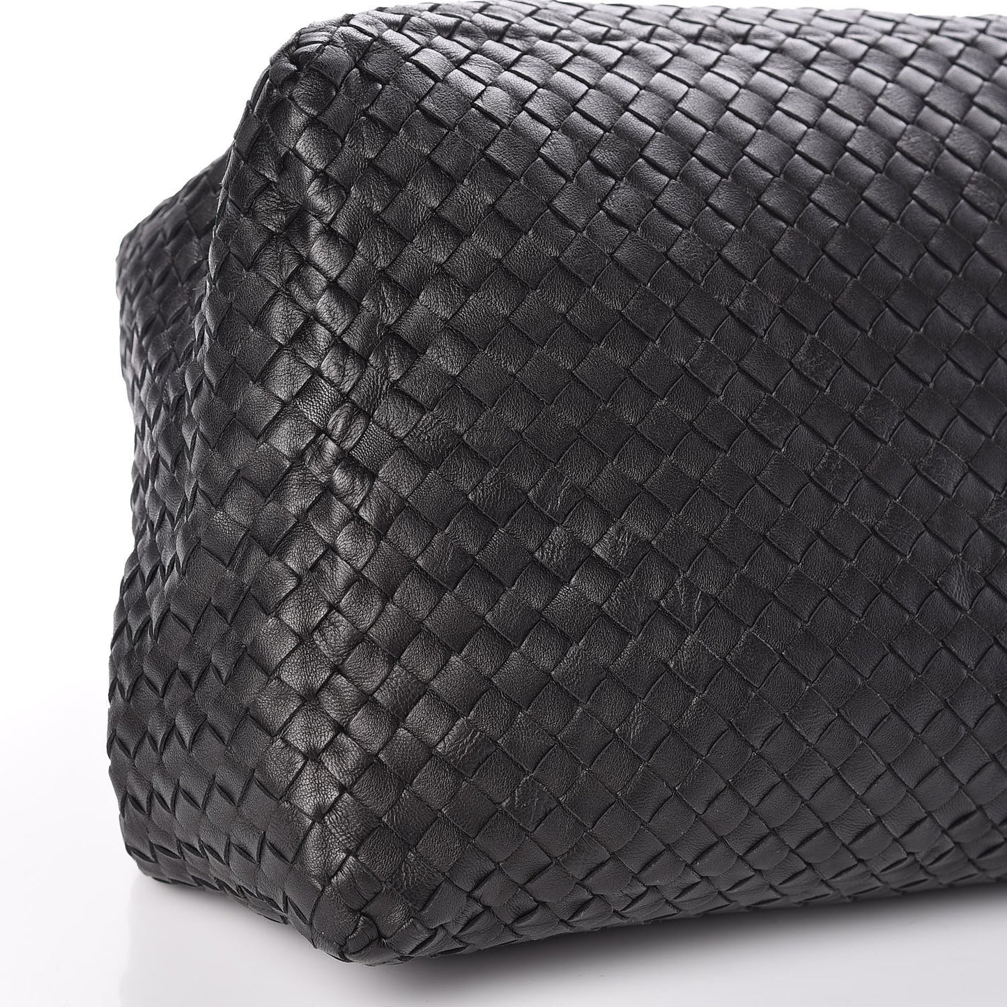 Nappa Intrecciato Large Seamless Tote Black