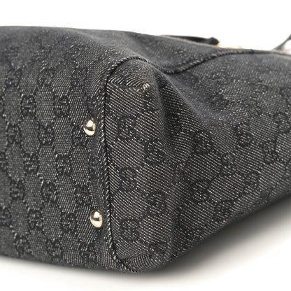 Gucci Monogram Crest Tote Black 9 of 14