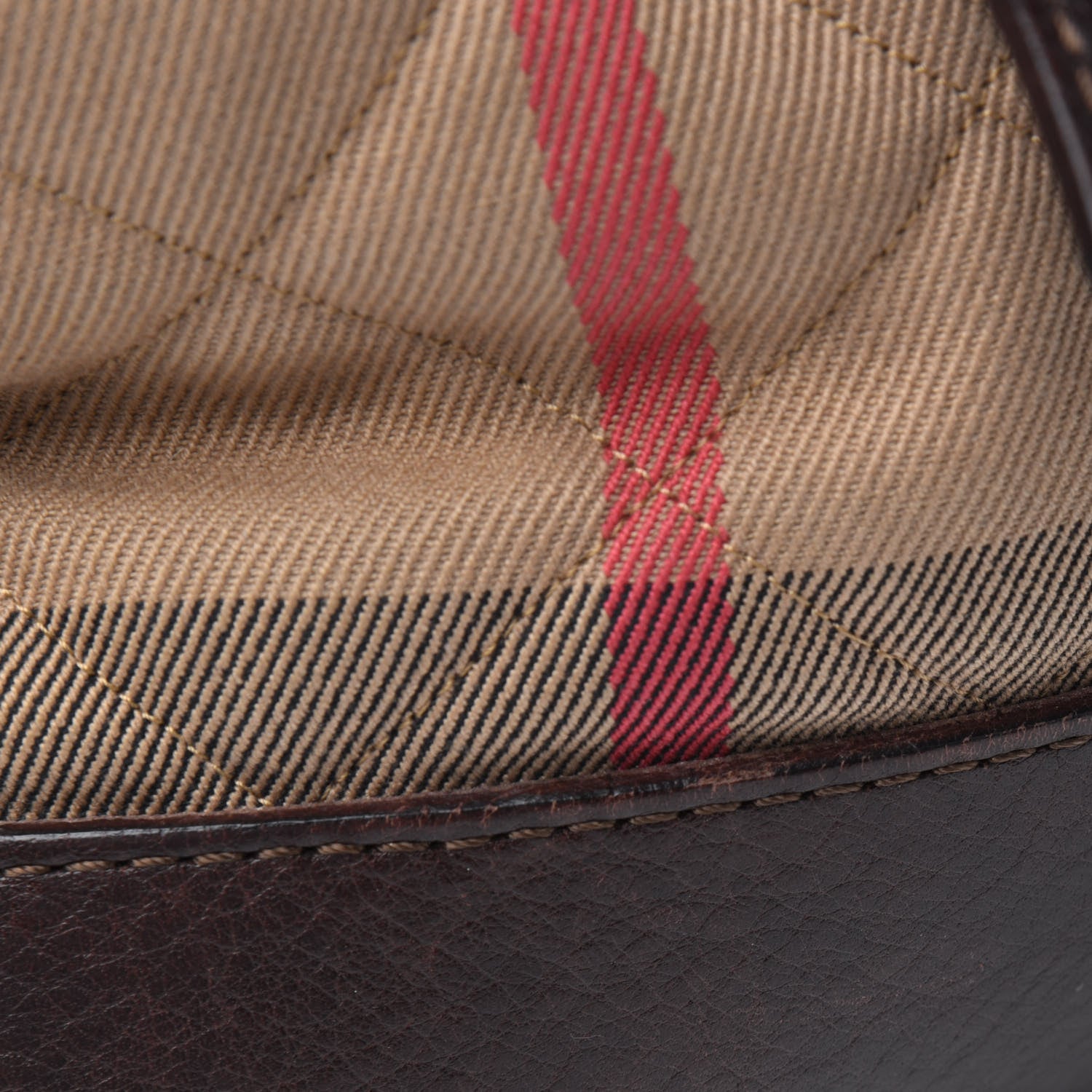 Burberry House Check Quilted Tote Brown 14 of 23