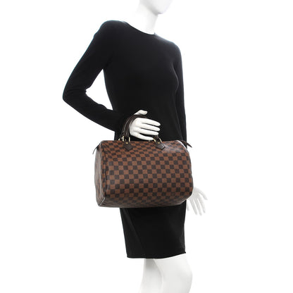 Louis Vuitton Damier Ebene Speedy 30 3 of 27