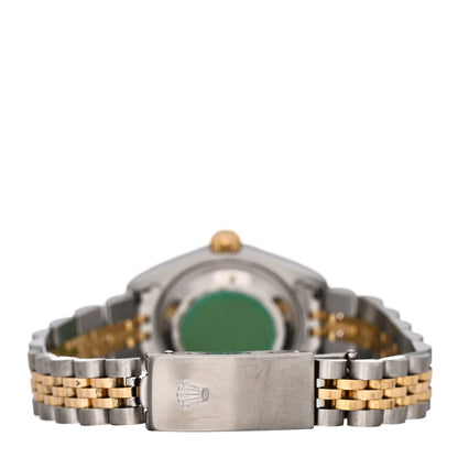 Rolex Stainless Steel 18K Yellow Gold Diamond 26mm Oyster Perpetual Datejust Watch Champagne 69173 3 of 5