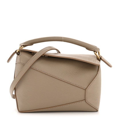 Loewe Soft Grained Calfskin Mini Puzzle Edge Bag Sand 1 of 10