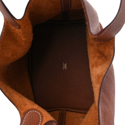 Hermes Taurillon Clemence Picotin Lock 22 MM Gold 5 of 12