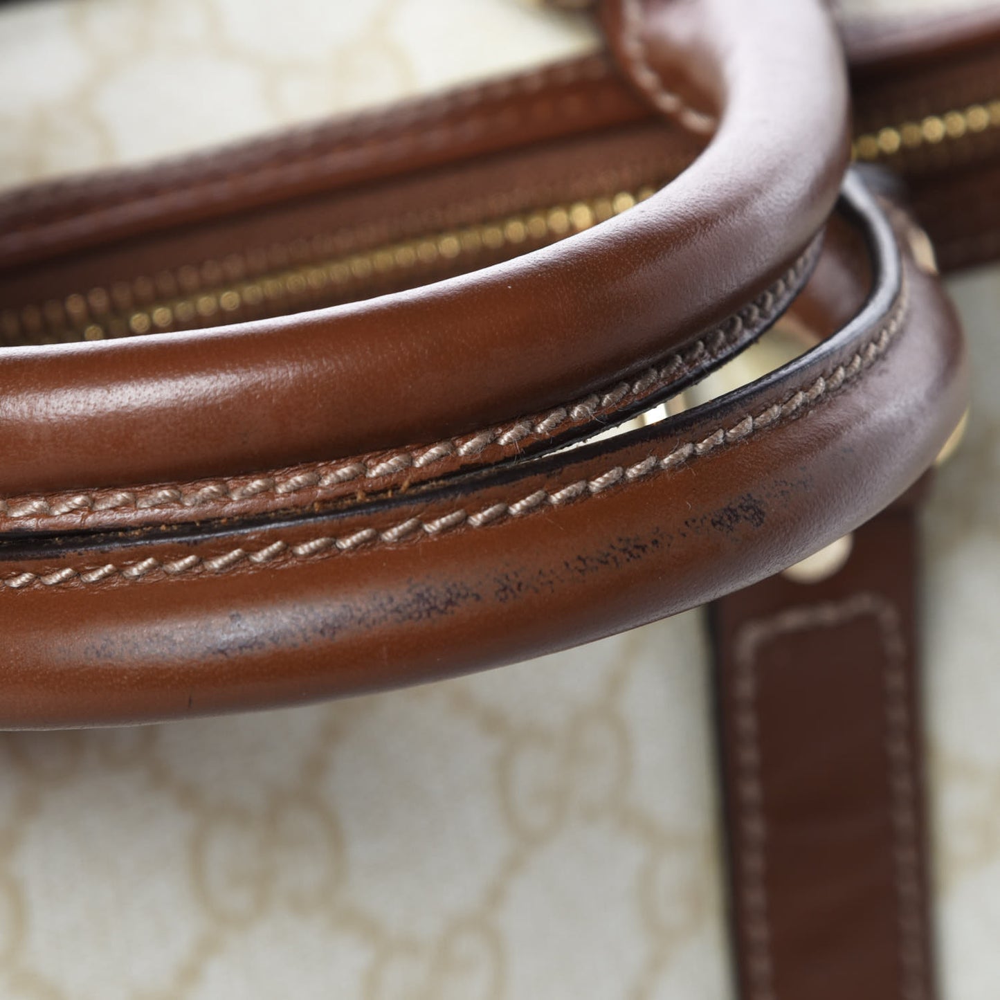 GG Plus Monogram Medium Joy Boston Tan