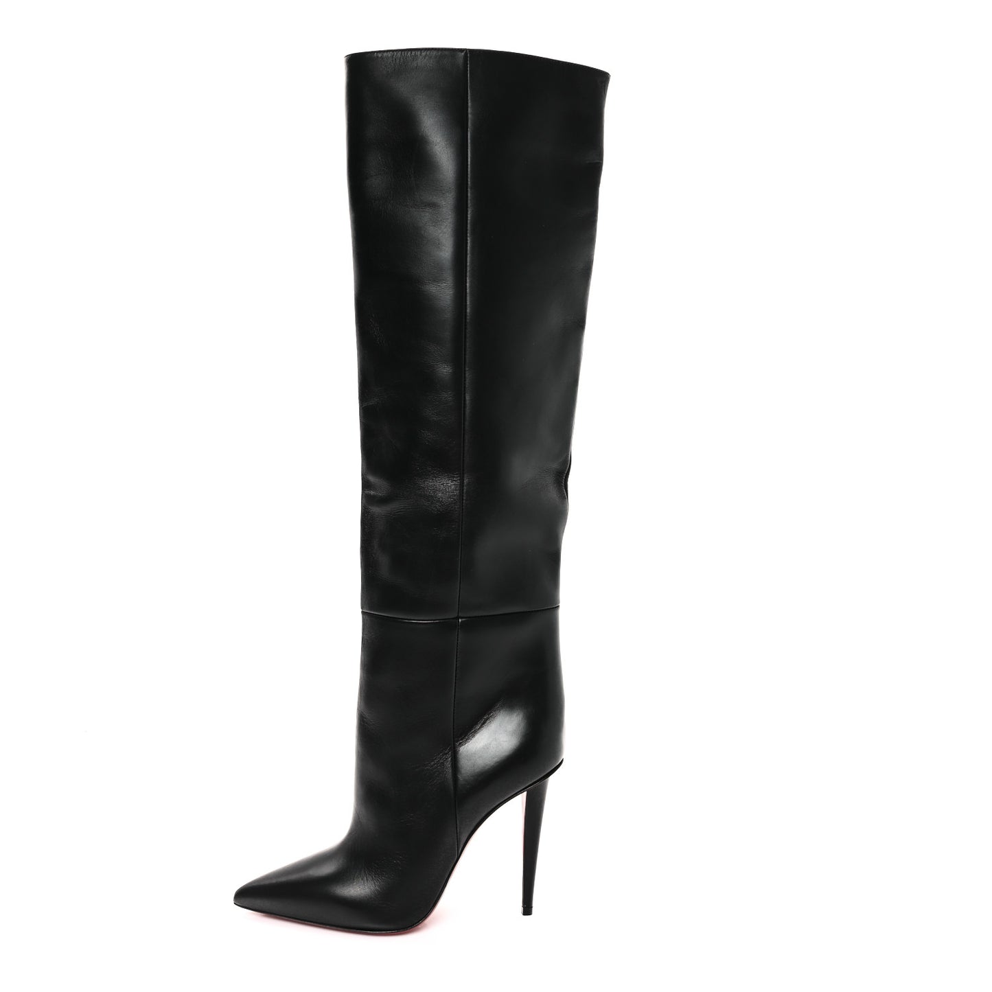 Calfskin Astrilarge 95 Knee Boots 39 Black