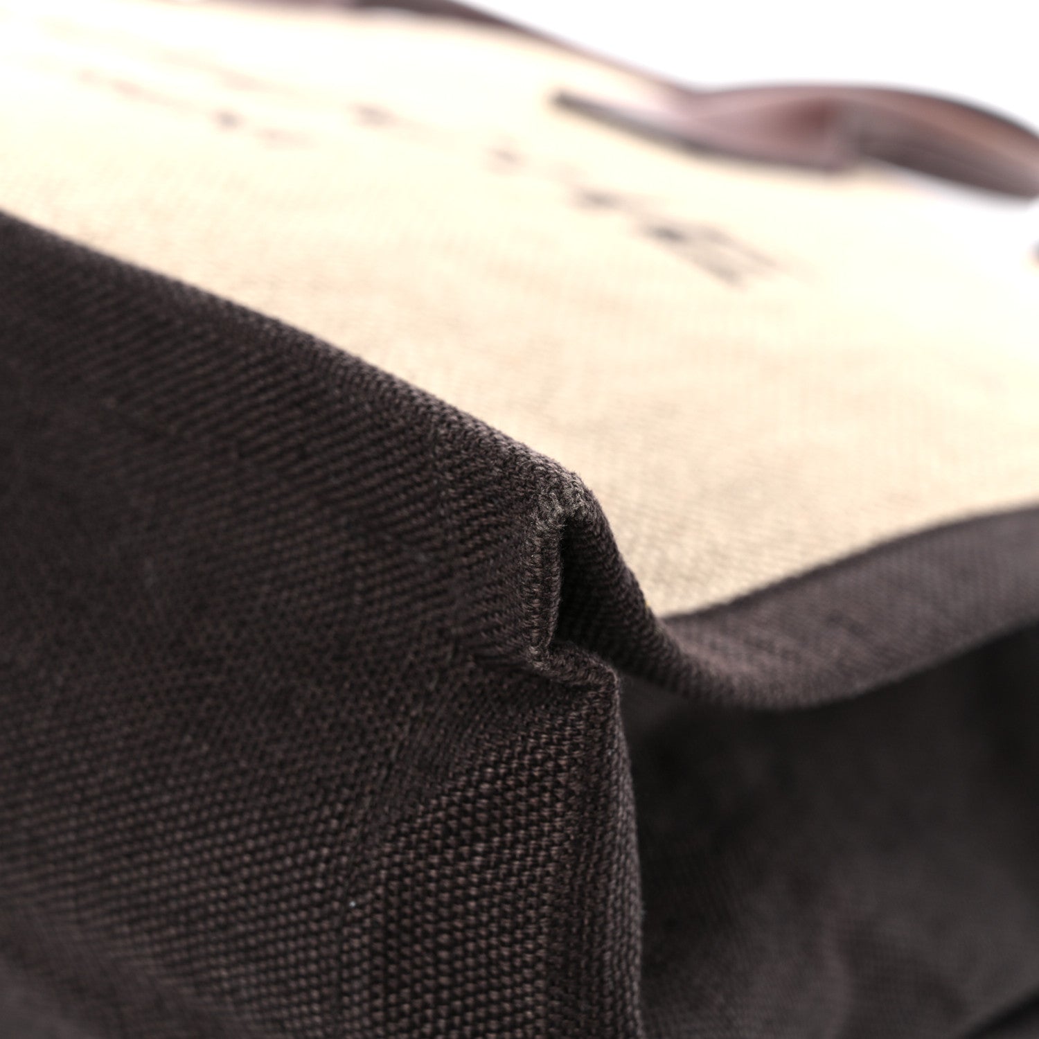 Saint Laurent Linen Calfskin Rive Gauche Tote Natural 10 of 14