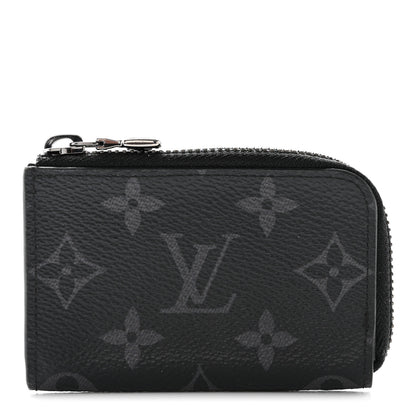 Louis Vuitton Monogram Eclipse Coin Purse 1 of 8