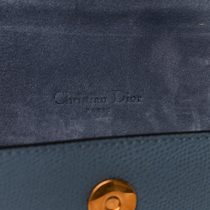Christian Dior Grained Calfskin Saddle Belt Bag Denim Blue 5 of 13