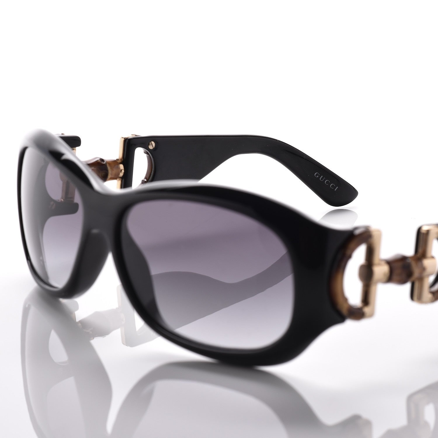 Gucci Bamboo Horsebit 2970/S Sunglasses Black 5 of 7