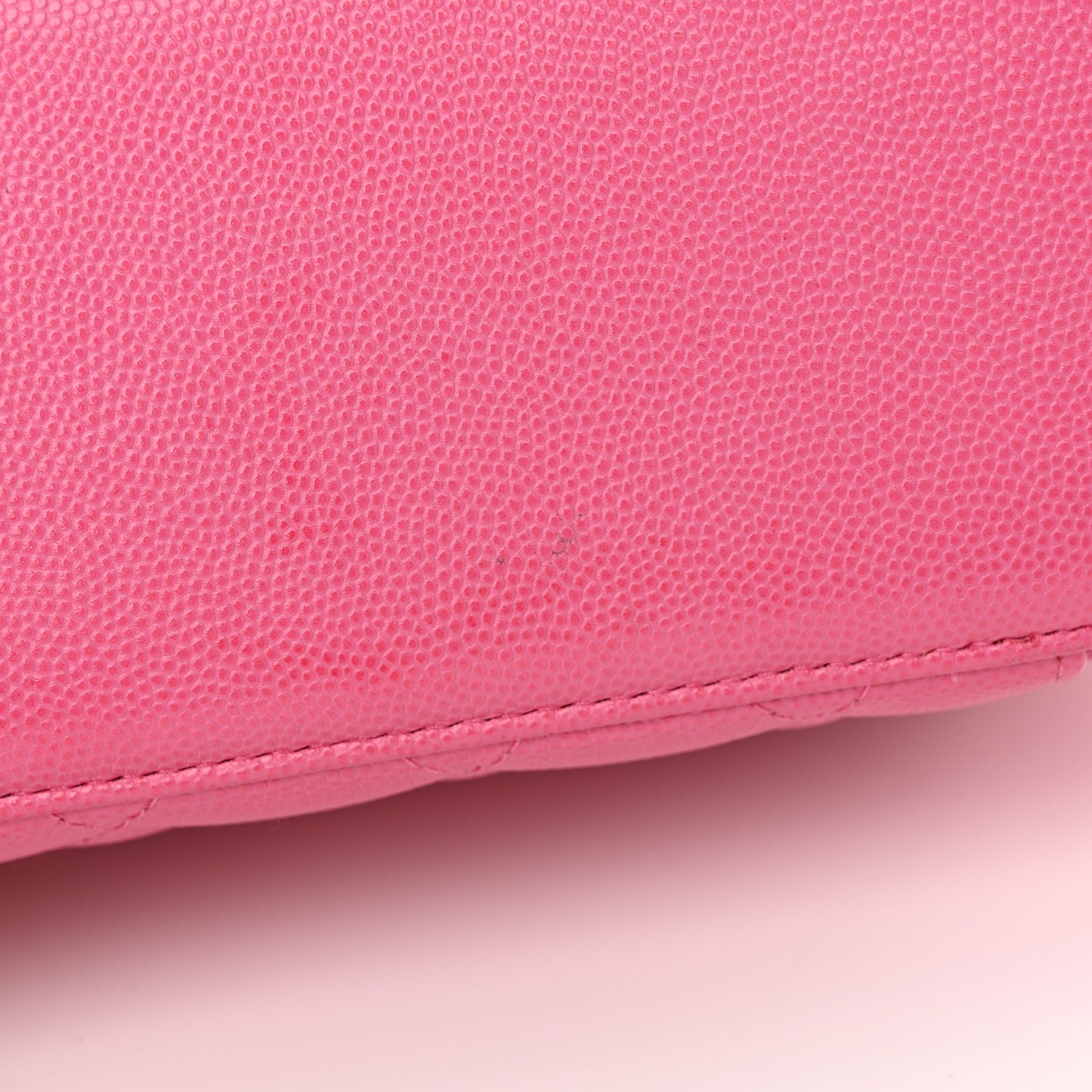 Chanel Caviar Quilted Small Vanity Case With Chain Pink 15 of 20