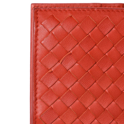 Bottega Veneta Nappa Intrecciato Continental Snap Wallet Corniola 8 of 12