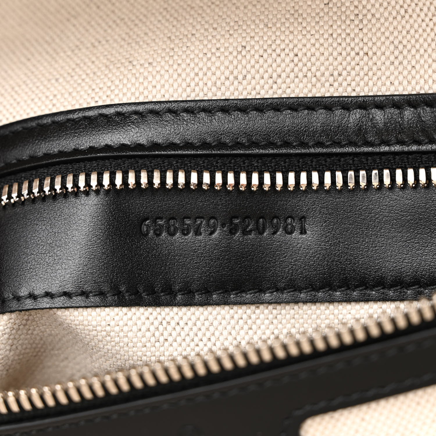 Gucci Calfskin GG Tennis Embossed Backpack Black 7 of 10