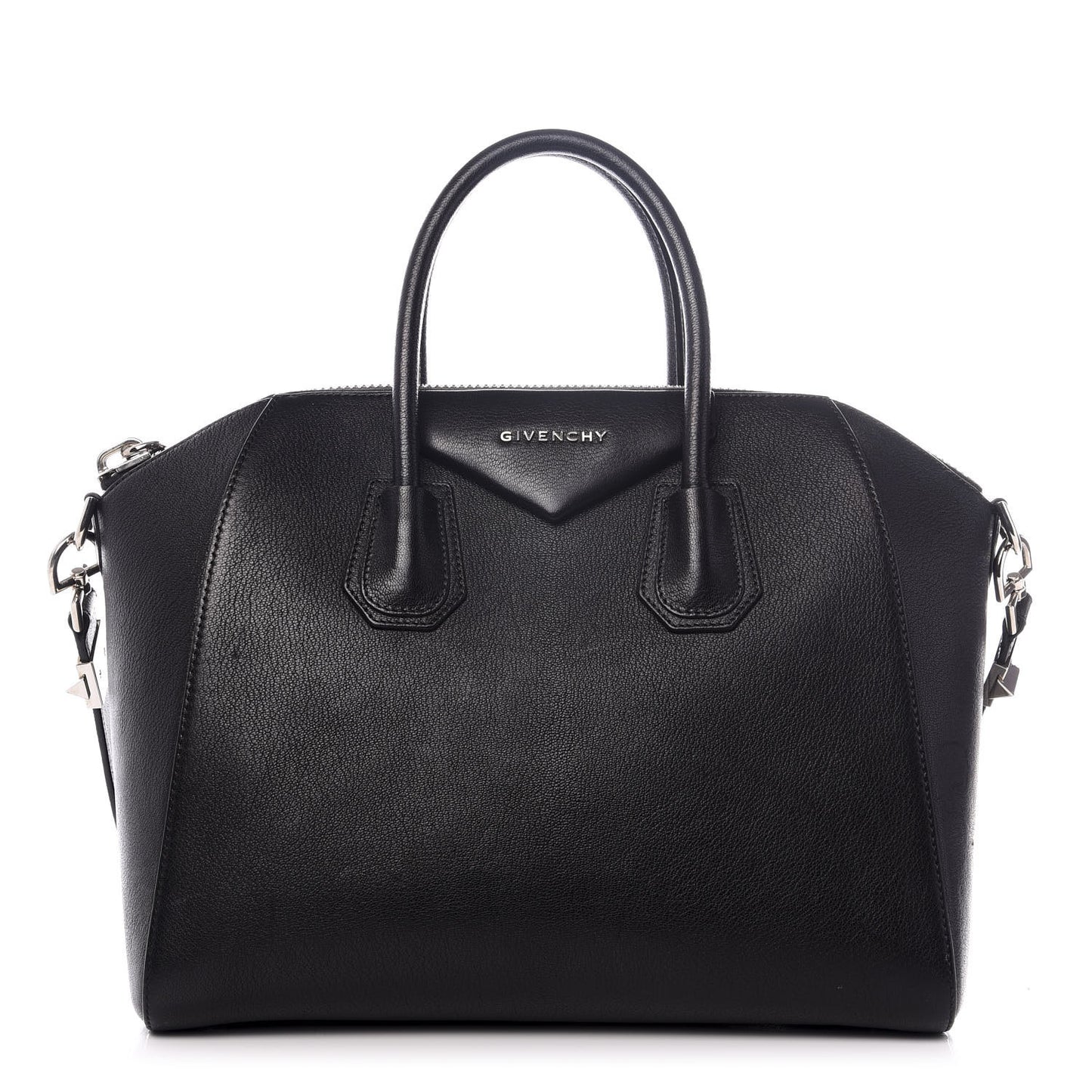 Sugar Goatskin Medium Antigona Black