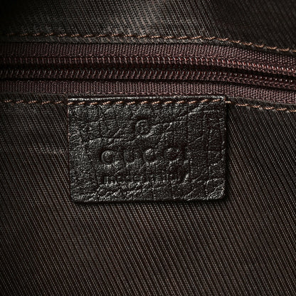 Gucci Monogram Web Jackie O Hobo Dark Brown 5 of 9