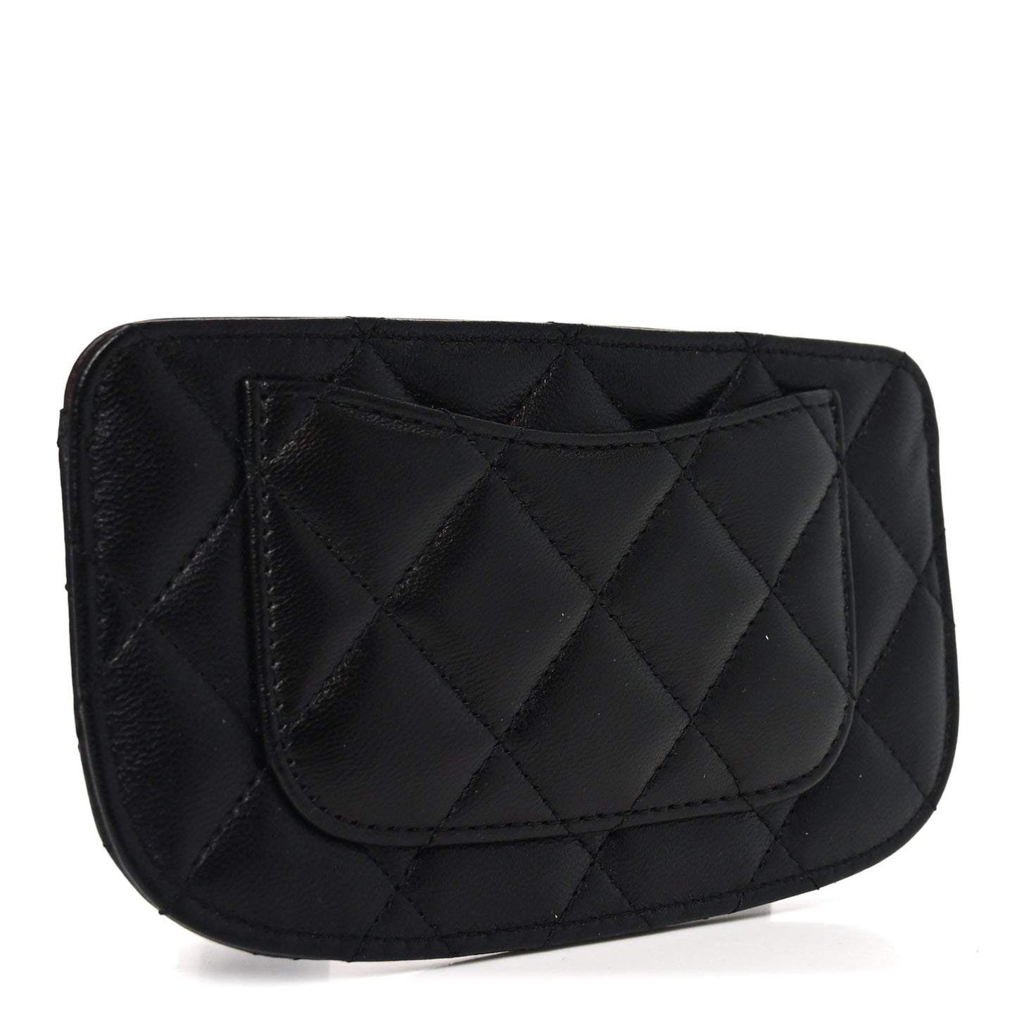 Lambskin Quilted Case Black