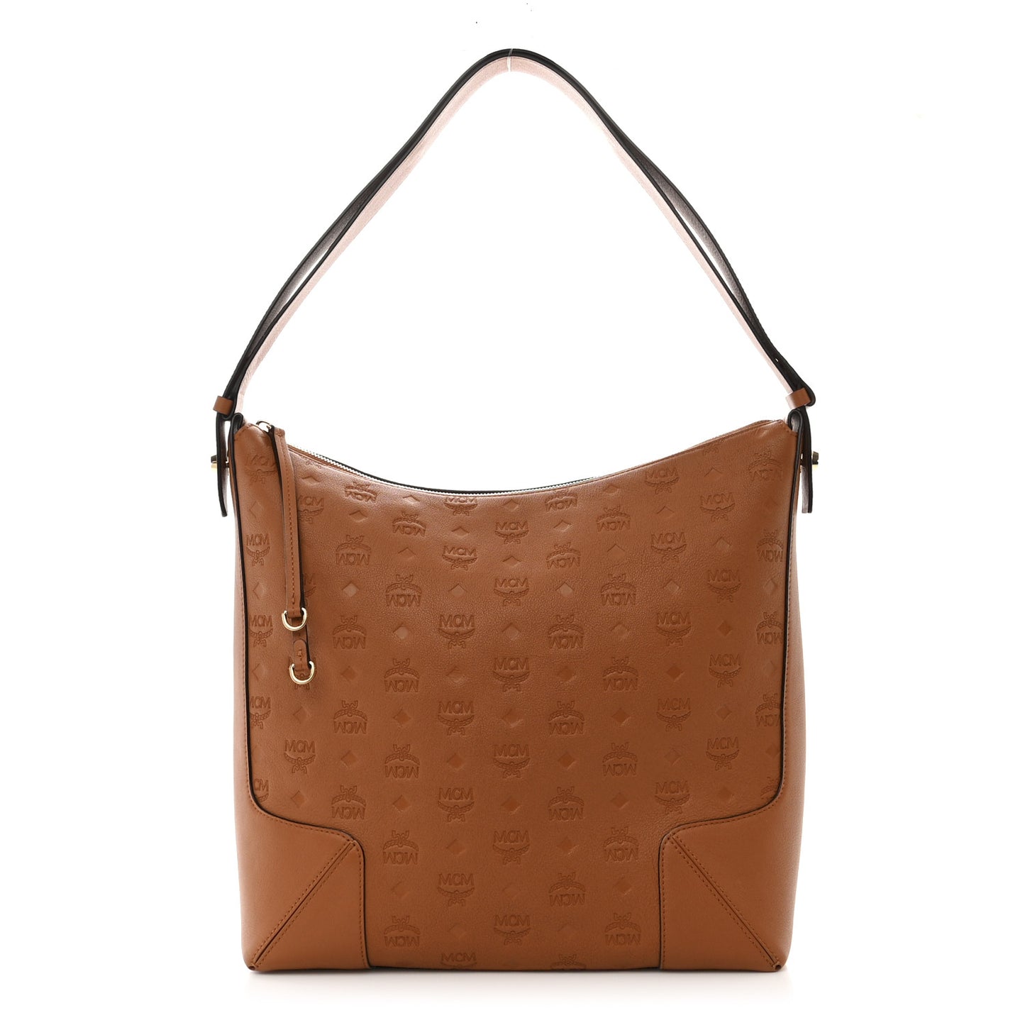 Calfskin Ottomar Monogram Medium Klara Hobo Cognac