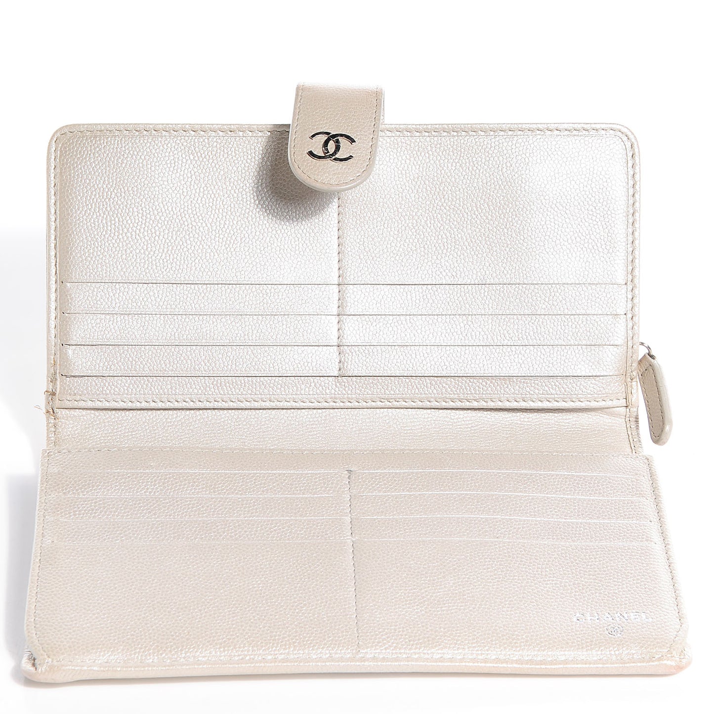 Caviar CC Long Wallet Pearl