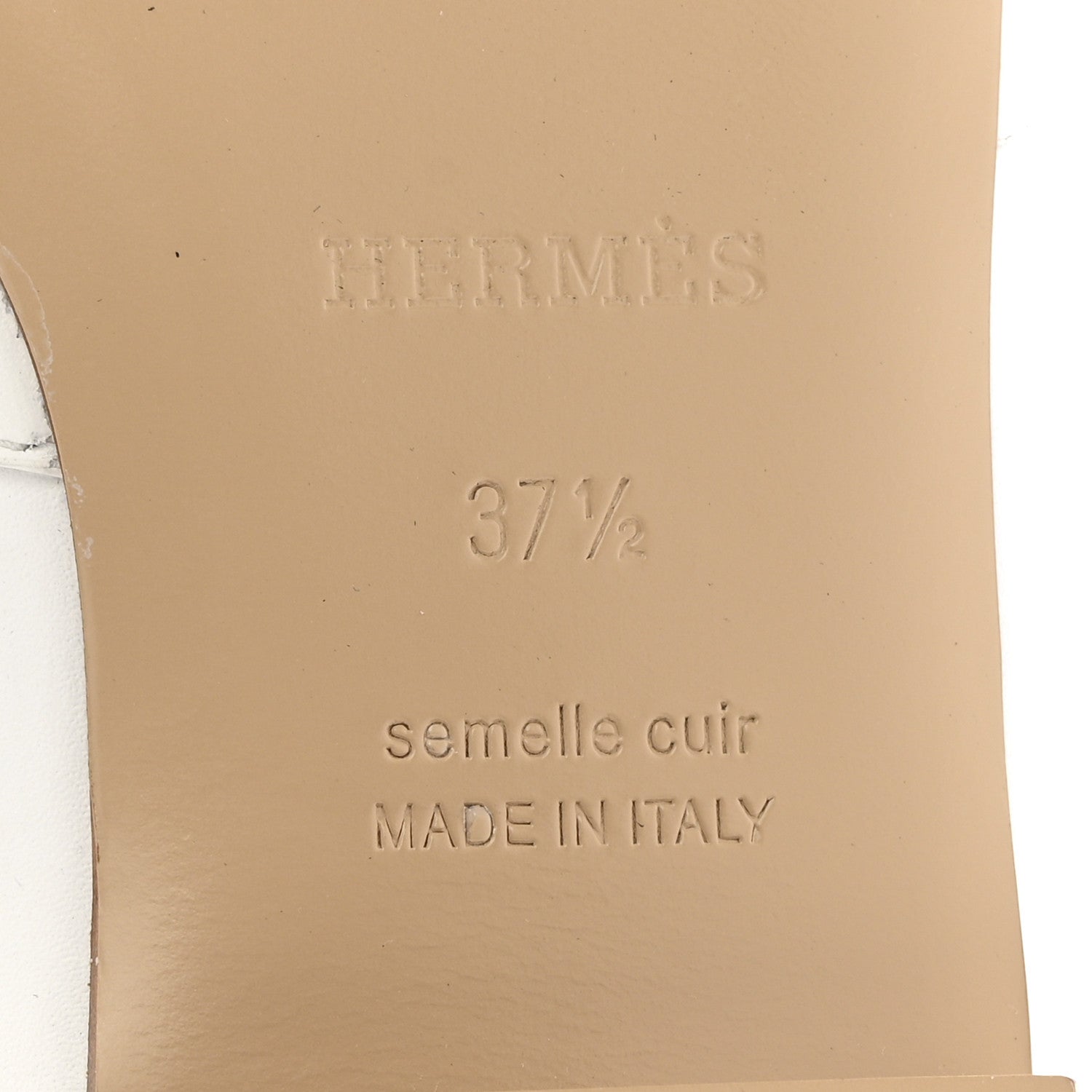 Hermes Calfskin Oz Mules 37.5 White 8 of 10