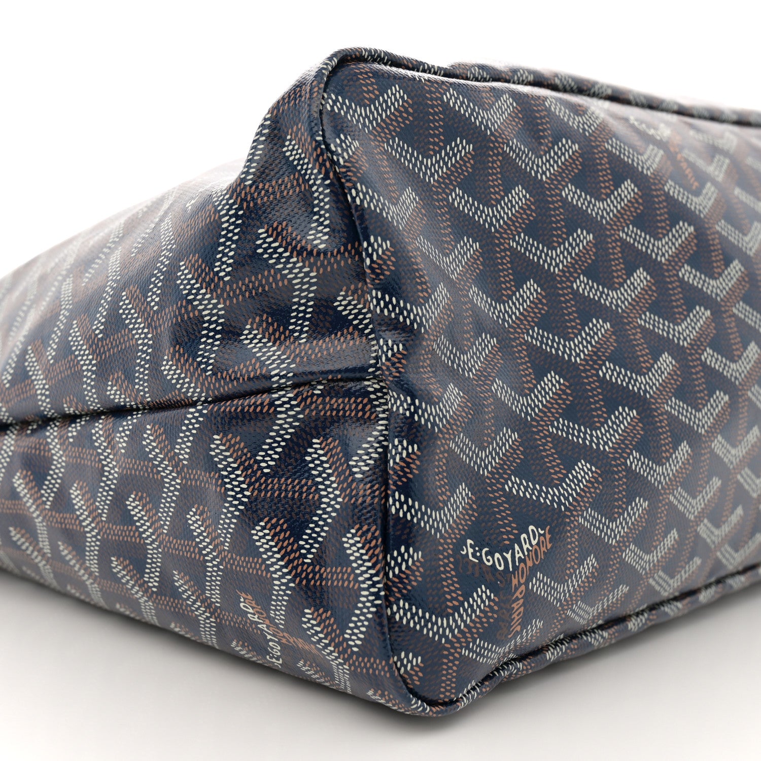 Goyard Goyardine Boheme Hobo Navy Blue 10 of 11