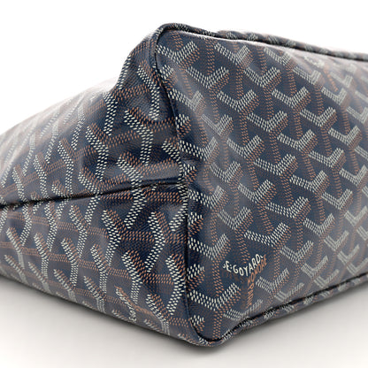 Goyard Goyardine Boheme Hobo Navy Blue 10 of 11