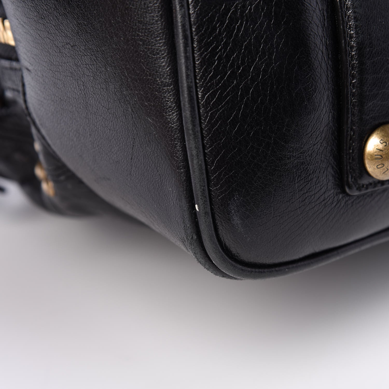 Louis Vuitton Lambskin Riveting Black 13 of 19