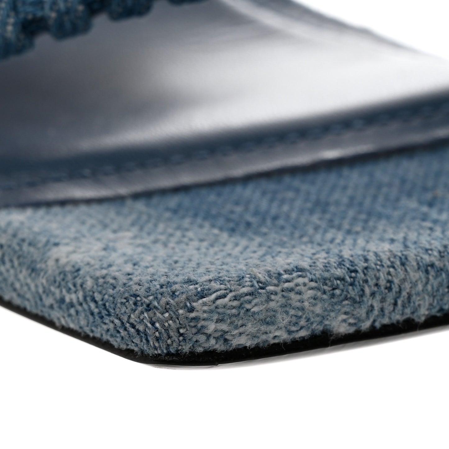 Denim G Woven 90mm Slingback Sandals 36 Medium Blue