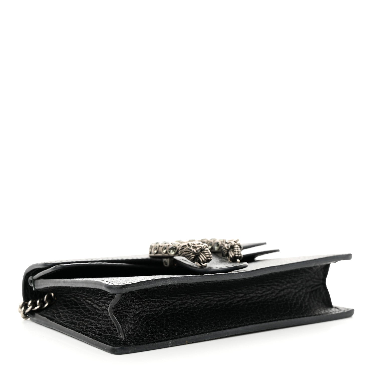 Gucci Calfskin Super Mini Dionysus Shoulder Bag Black 4 of 12