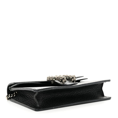 Gucci Calfskin Super Mini Dionysus Shoulder Bag Black 4 of 12